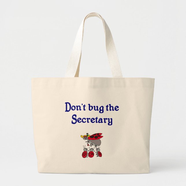 Sekretär Tote Bag Jumbo Stoffbeutel (Vorne)