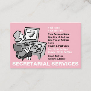 Sekretariatsgeschäfte Visitenkarte
