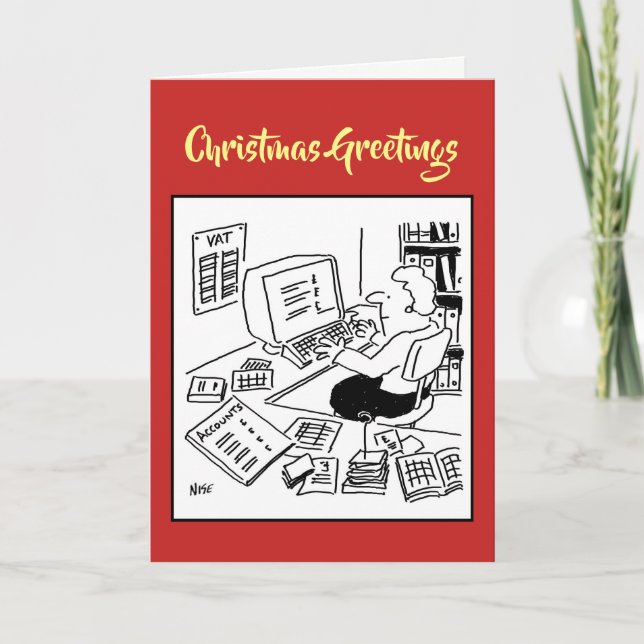 Sekretariatsservice Weihnachtskarte Feiertagskarte (Vorderseite)