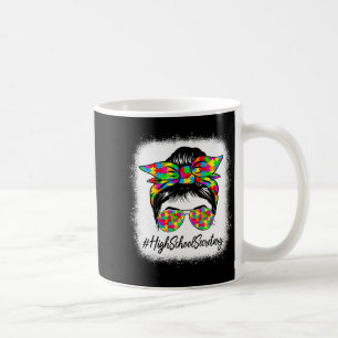 Sekretärin der High School Unordentliche Frisur Fr Kaffeetasse