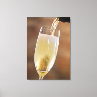 Sekt Leinwanddruck
