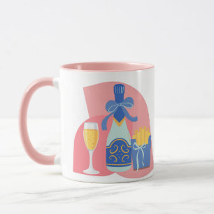 Sekt und Pommes Tasse