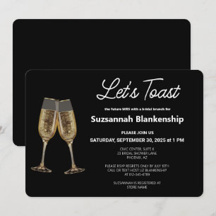 Sektflöten Toast Brautparty Vorlage