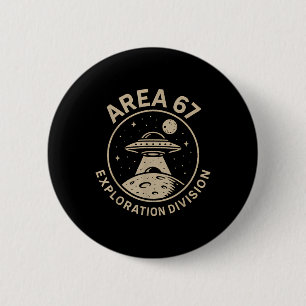 Sektion 67 Erkundungsabteilung Lustig 67 Meme Ufo  Button