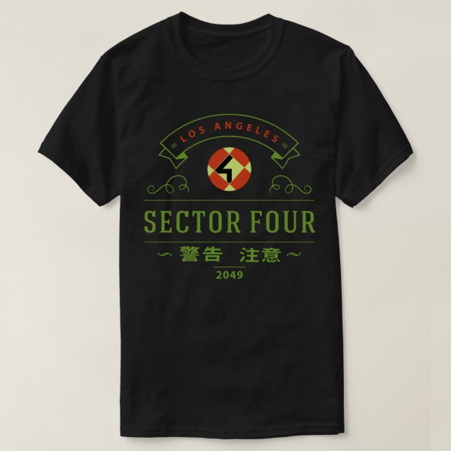 Sektor 4 Los Angeles T-Shirt (Design vorne)
