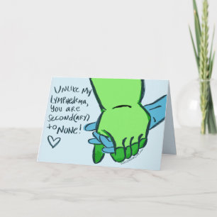 Sekundäre Lymphödeme-Karte "Zweiter bis keiner" Karte