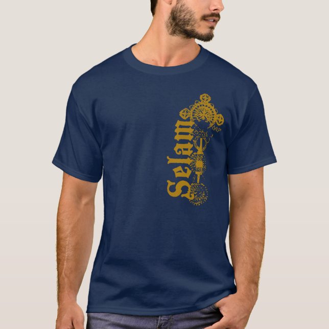 Selam - hallo - im Gold T-Shirt (Vorderseite)