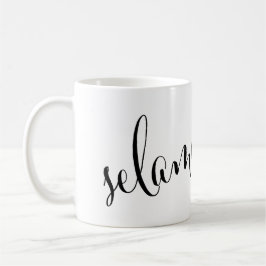 Selamat pagi Guten Morgen indonesische Tasse