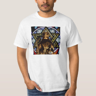 Selassie Davidsstern Hintergrund T-Shirt