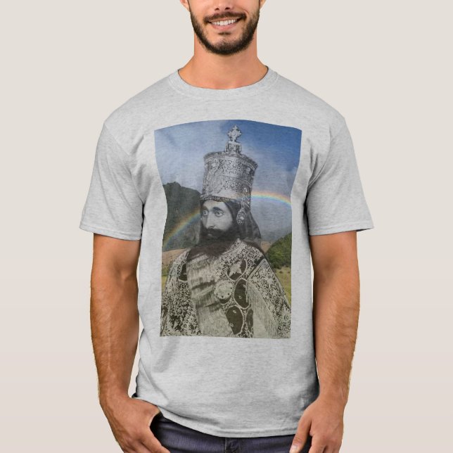 Selassie I Rainbow T - Shirt (Vorderseite)