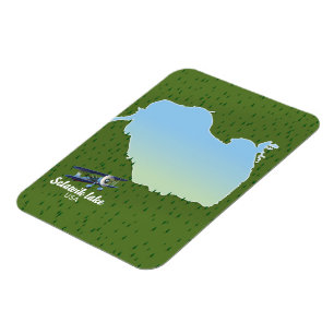 Selawik See Alaska Karte Magnet