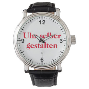 selber gestalten armbanduhr
