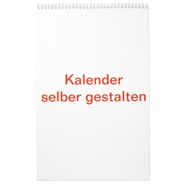 selber gestalten kalender (Titelbild)