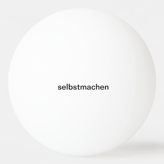 selber gestalten tischtennisball (Vorderseite)
