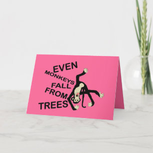 Selbst Affen Funny "I m Sorry" Grüße Card Karte