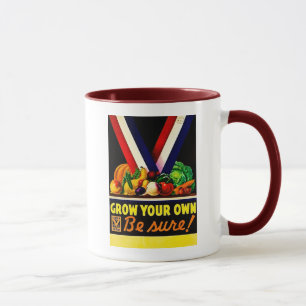 Selbst anbauen - Seien Sie sicher! Vintage Zweiter Tasse