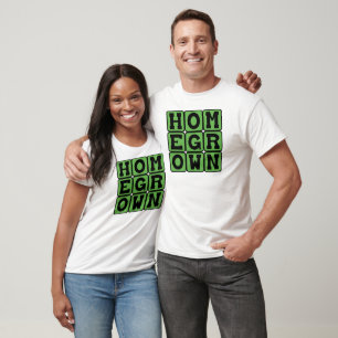 Selbst angebaut, Zu Hause im Garten gezogen T-Shirt