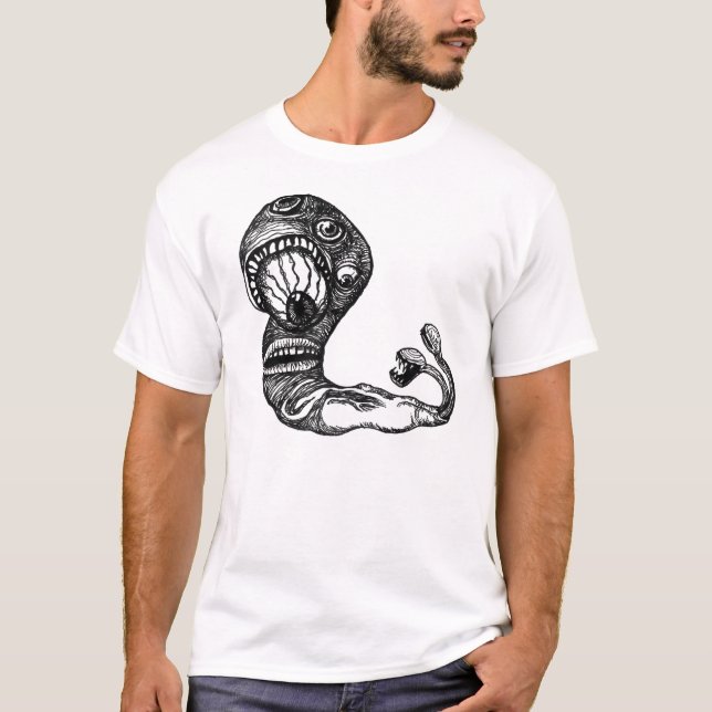 Selbst-Bewusster Wurm T-Shirt (Vorderseite)