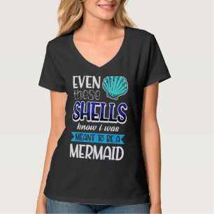 Selbst diese Muscheln wissen, dass ich eine Meerju T-Shirt