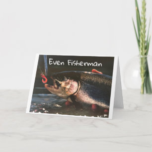 SELBST **FISHERMAN** CELEBRATE CHRISTMAS KARTE