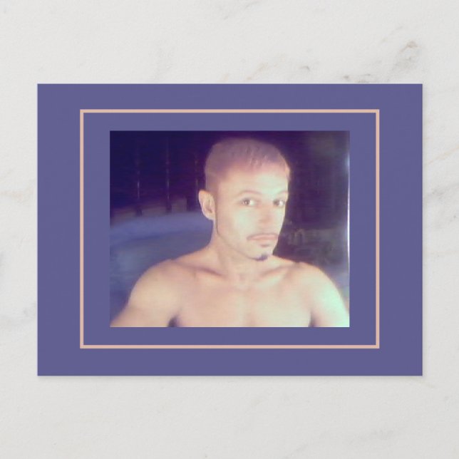 Selbst Foto in meinem 50. Lebensjahr von Mark Edwa Postkarte (Vorderseite)