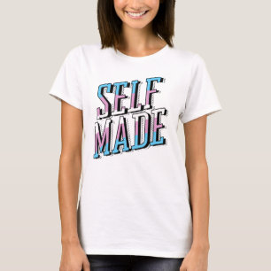 Selbst gemacht und Trans T-Shirt