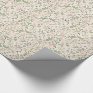 Selbst gemachte PapierRosen-Rosenknospe-Blumen mit Geschenkpapier