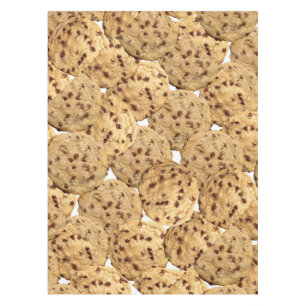 Selbst gemachte Schokoladensplitter-Plätzchen Tischdecke