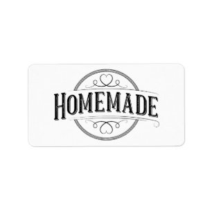 Selbst gemachte Vintage Aufkleber Adressaufkleber