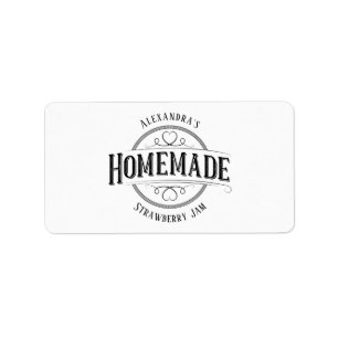 Selbst gemachte Vintage personalisierte Aufkleber Adressaufkleber