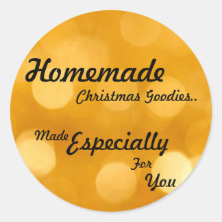Selbst gemachte Weihnachtssachen-Aufkleber Runder Aufkleber