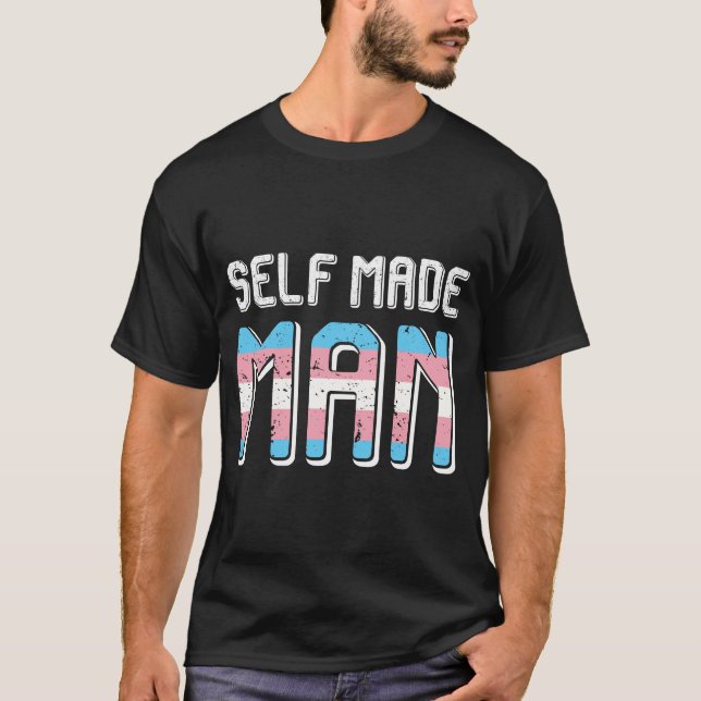 Selbst gemachtes Mann Transman LGBT T-Shirt (Vorderseite)