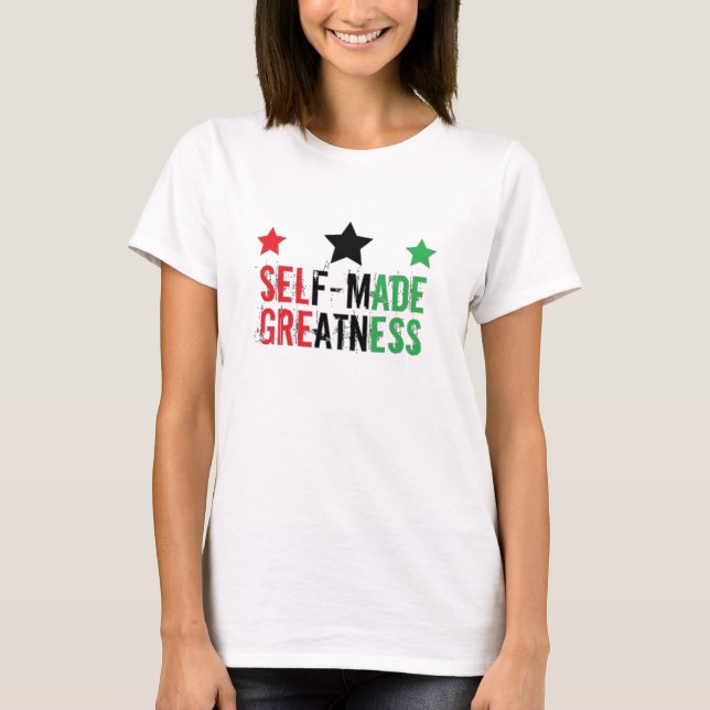 Selbst geschaffener großer T - Shirt (Vorderseite)