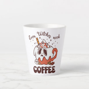 Selbst Hexen brauchen Kaffee Milchtasse