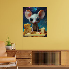 Selbst im Weltraum ist Käse aus dieser Welt Poster