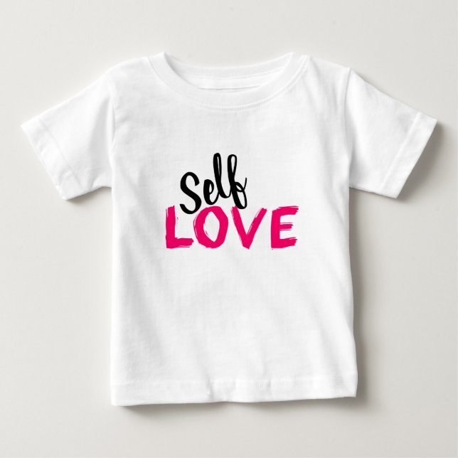 Selbst-Liebe Baby T-shirt (Vorderseite)