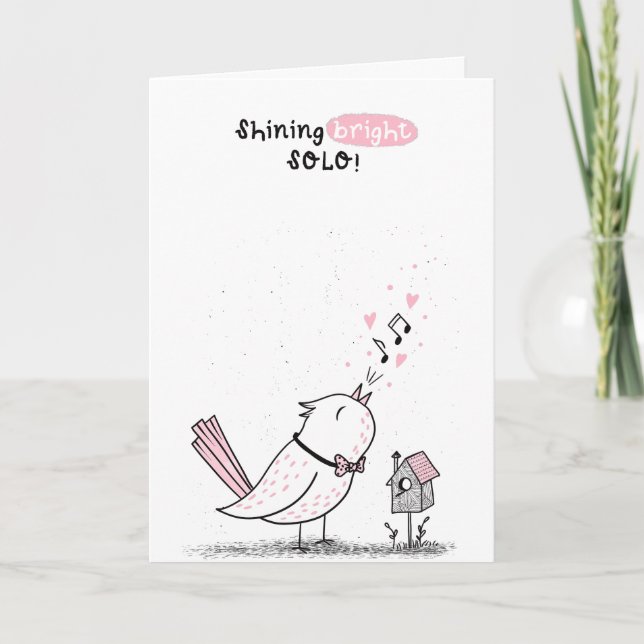 Selbst-Liebe Feiertagskarte (Vorderseite)