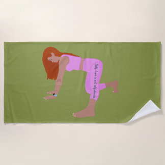 Selbst Liebe ist nicht Egoismus, motivierend Zitat Strandtuch