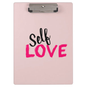 Selbst-Liebe Klemmbrett