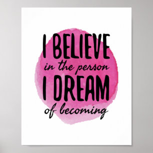 Selbst-Liebe motivierend Wörter für Selbstversorgu Poster