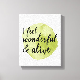 Selbst-Liebe positive Visionen Worte für Selbstver Leinwanddruck