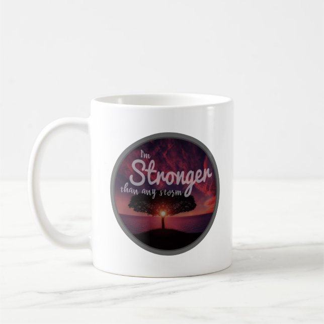 Selbst-Liebe-positives Gespür inspirierende Redewe Kaffeetasse (Links)
