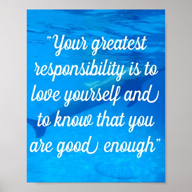 Selbst-Liebe Poster (Vorne)