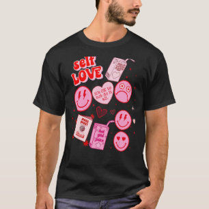 Selbst Liebe Retro Valentine's Day Happy Gesicht B T-Shirt