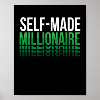 Selbst Made Millionaire Rich Poster