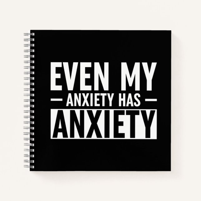 Selbst meine Angst hat Angst Notizbuch (Vorderseite)