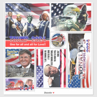 SELBST PETS WERDEN FÜR TRUMP-STICKER STIMMEN AUFKLEBER