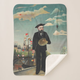 Selbst: Porträt – Landschaft, Henri Rousseau 1890 Sherpadecke