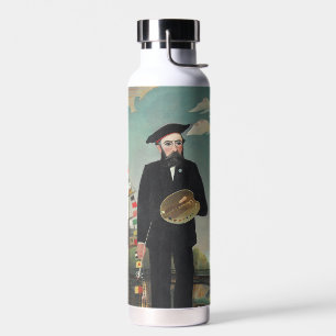 Selbst: Porträt – Landschaft, Henri Rousseau 1890 Trinkflasche