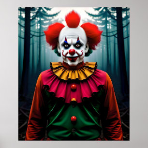 selbst schlanker Mann braucht einen Clown Poster